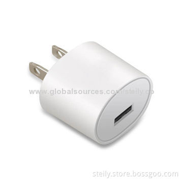 High-quality Universal 5V/1A USB Wall Charger for Mobile Phones, CE- and RoHS-certified